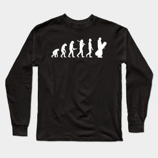 Funny Snowboarding Evolution Gift For Snowboarders Long Sleeve T-Shirt